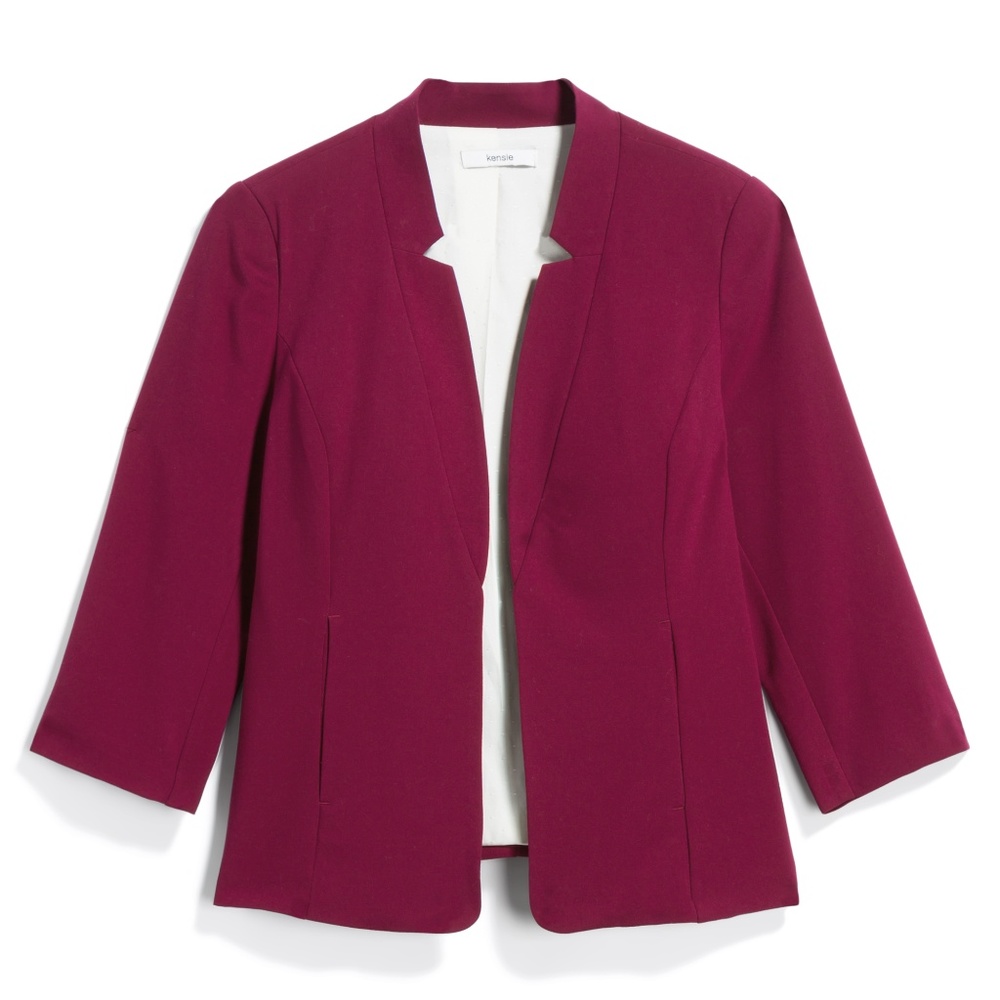 KENSIE Marni Notched Collar Blazer SIZE: L